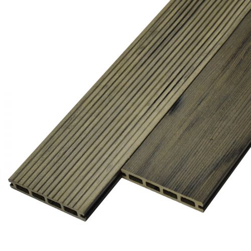Террасная доска из ДПК WoodVex Colorite Серый