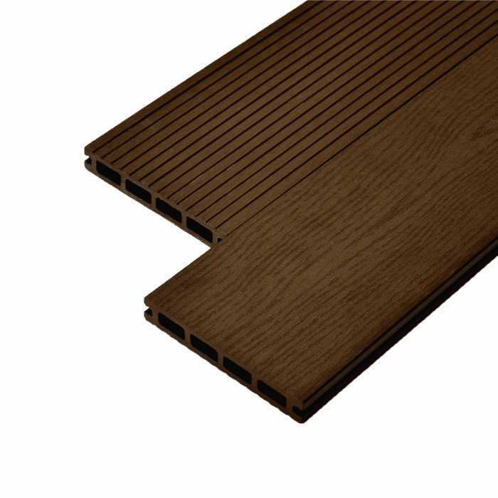 Террасная доска из ДПК WoodVex Select Темно-коричневый Террасная доска из ДПК WoodVex Select Темно-коричневый
