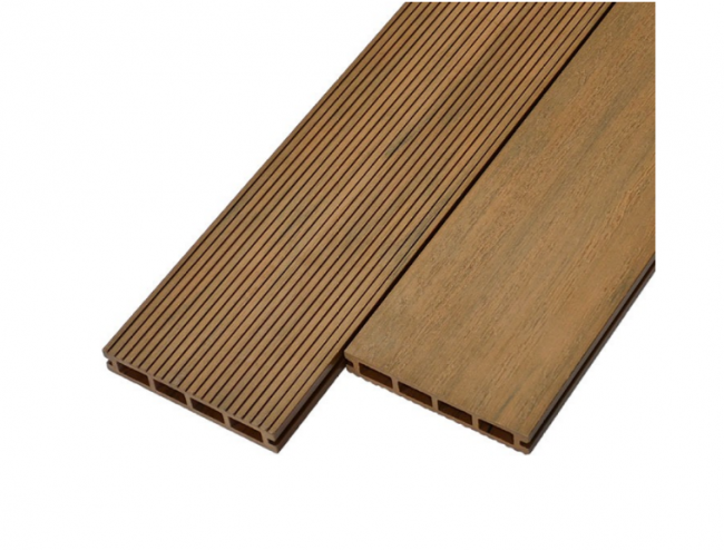Террасная доска из ДПК WoodVex Expert Тик Террасная доска из ДПК WoodVex Expert Тик