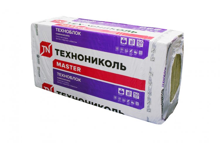 Утеплитель ТЕХНОБЛОК 1200х600х50мм (5,76м2) пл.50 Утеплитель ТЕХНОБЛОК 1200х600х50мм (5,76м2) пл.50