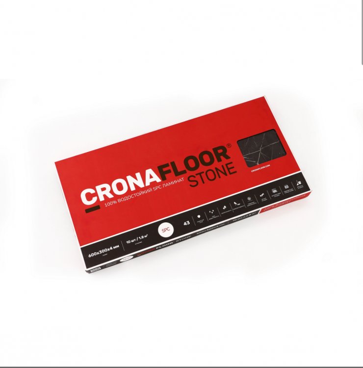 Ламинат SPC CronaFloor STONE Терра Бьянко